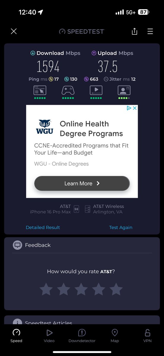 Broke_Sim (@broke_sim) on Twitter photo AT&T in LaGuardia airport in Queens, NY on their 120MHZ n77 das. My highest speedtest on them. <a href="/FidhGolden/">Golah Fish</a> <a href="/yellmapper/">yellmapper</a> <a href="/Terrell352/">MobileMasterTech</a> AT&T in LaGuardia airport in Queens, NY on their 120MHZ n77 das. My highest speedtest on them. <a href="/FidhGolden/">Golah Fish</a> <a href="/yellmapper/">yellmapper</a> <a href="/Terrell352/">MobileMasterTech</a>