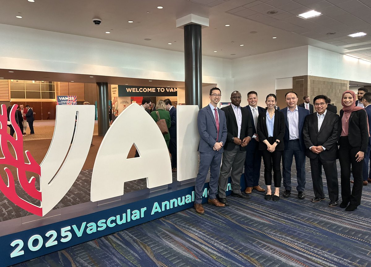 UCI team at VAM 2025 in New Orleans. #vascularrocks #research #networking #mentorship