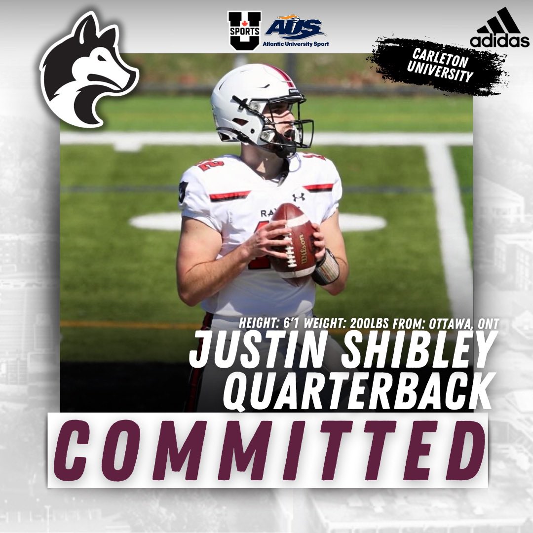 smuFTBL's tweet image. We are thrilled to announce the commitment of Justin Shibley from Ottawa ON., to our Pack!