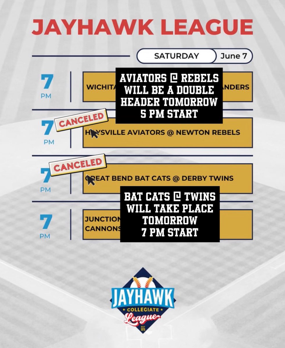Jayhawk Collegiate League tweet media