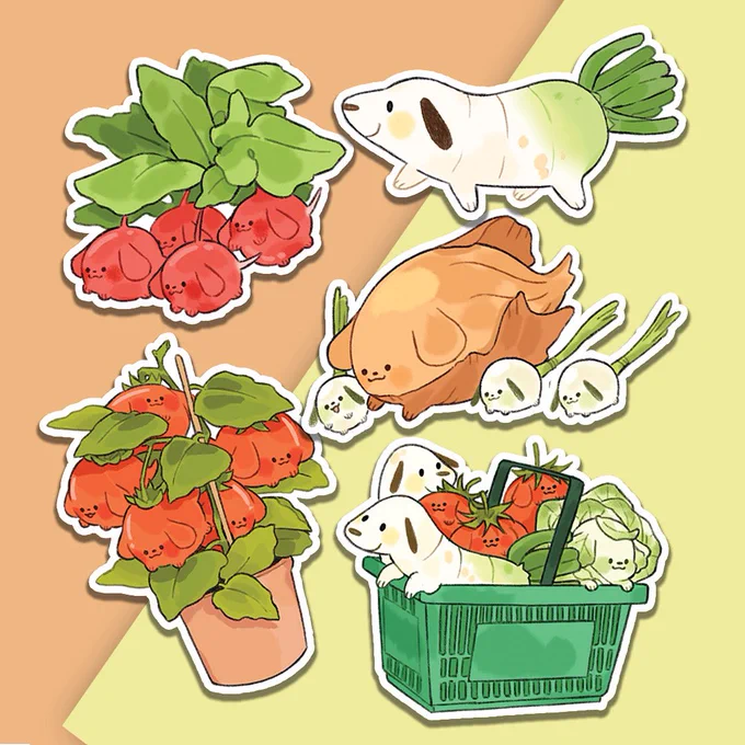 All open orders have been shipped out! My next shop update will be in July and it'll be ice cream pup themed. Thank you as always for all your support!