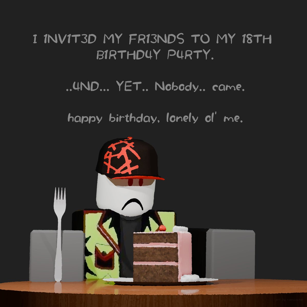 rowscouter's tweet photo. Birthday drawing. #BlockTales #BlockTalesArt #RobloxArt https://t.co/9KzXAYbXtL