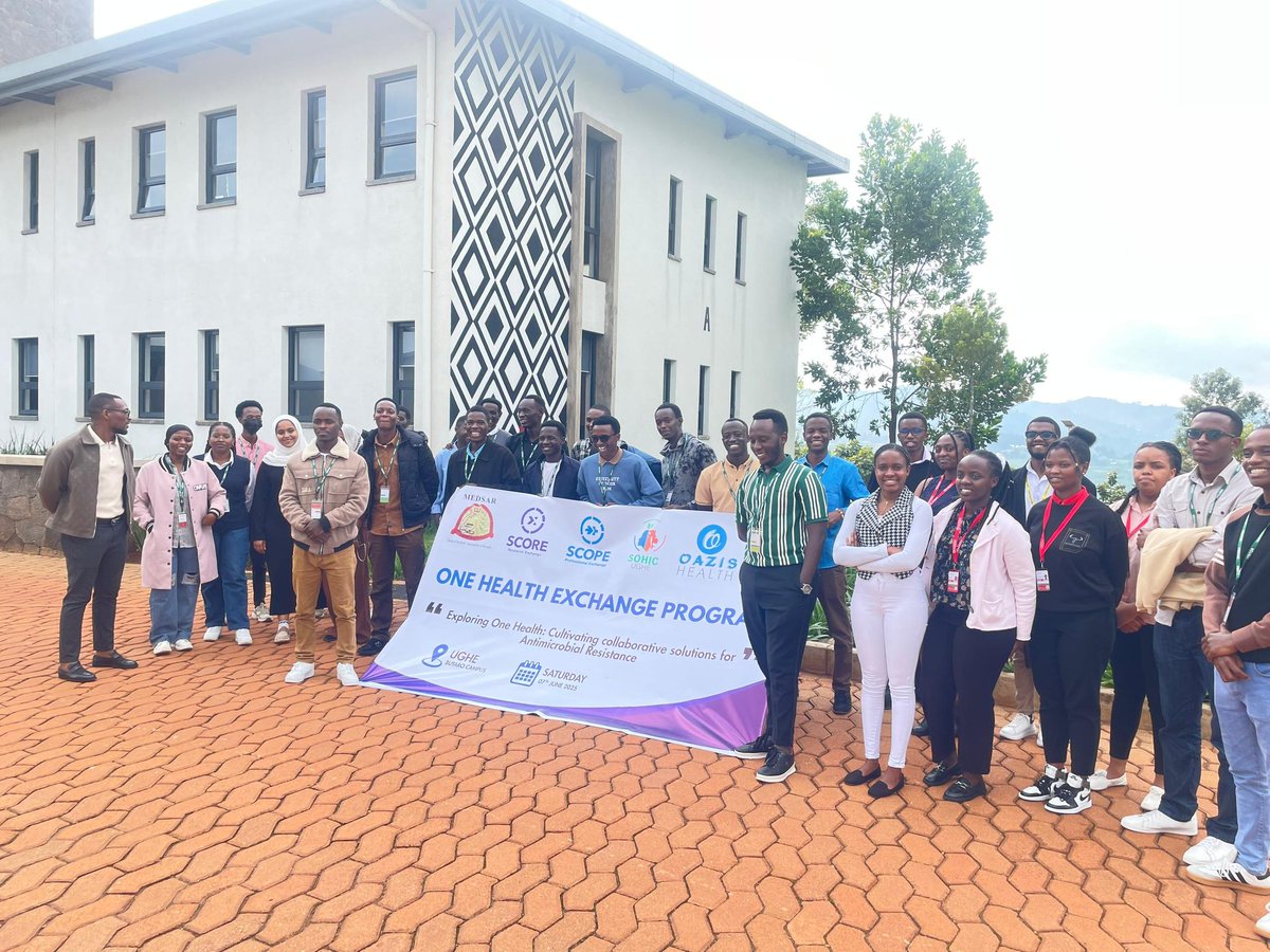 Elie uwimaniduhaye (@druwimaniduhaye) on Twitter photo So glad to have presented on the topic 'Medical Students as Catalysts in Implementing the One Health Approach in Rwanda’ in the ONE HEALTH EXCHANGE PROGRAM. Great thanks to <a href="/UGHE_SOHIC/">UGHE SOHIC</a>, <a href="/SCORE_RWANDA/">SCORE RWANDA</a> & <a href="/scope_rwanda/">SCOPE RWANDA</a> for your commitment to create a healthier Rwanda.
#OHAdvocacy So glad to have presented on the topic 'Medical Students as Catalysts in Implementing the One Health Approach in Rwanda’ in the ONE HEALTH EXCHANGE PROGRAM. Great thanks to <a href="/UGHE_SOHIC/">UGHE SOHIC</a>, <a href="/SCORE_RWANDA/">SCORE RWANDA</a> & <a href="/scope_rwanda/">SCOPE RWANDA</a> for your commitment to create a healthier Rwanda.
#OHAdvocacy