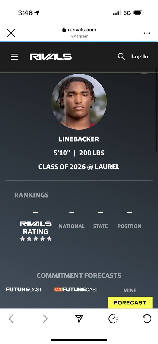 maj65606043's tweet photo. Thankful to receive a @247Sports profile and a @Rivals profile. ⭐️’s loading soon. Let’s work💪🏽💯
@MacCorleone74 @1_focused_coach @coachclay_ @MSJUCOREPORT @Pdub_100 https://t.co/0pfEiuaBfN