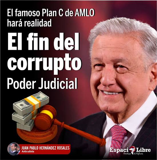 EN MÉXICO OCURRIÓ LO QUE LE FALTA A MUCHOS PAISES DEL MUNDO.

SE GANÓ  LA DEMOCRACIA (HA COSTADO MUCHAS VIDAS).

Y,SE LOGRÓ. EL PUEBLO ELEGIENDO A SUS JUZGADORES ES UNA HAZAÑA. 

AMLO, EN 2018.

HA SIDO EL PARTEAGUAS.

SE ROMPIERON PLANES NEOLIBERALES DE SUBORDINACIÓN.

BRAVO.
.