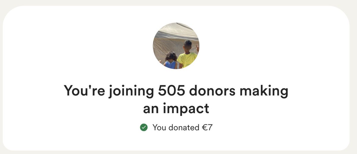 Anyone else willing to join in and keep the donation chain going?