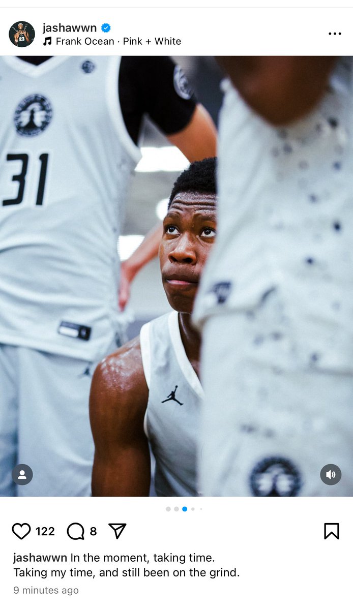 Calipari Culprit (@calipariarkfan) on Twitter photo 5⭐️ Arkansas commit, JJ Andrews's post on Instagram today.
Captioned: "In the moment, taking time. Taking time, and still been on my grind." Keep working <a href="/JJAndrews2026/">JaShawn “JJ” Andrews</a> ! #wps 5⭐️ Arkansas commit, JJ Andrews's post on Instagram today.
Captioned: "In the moment, taking time. Taking time, and still been on my grind." Keep working <a href="/JJAndrews2026/">JaShawn “JJ” Andrews</a> ! #wps