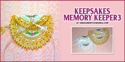 Oregonpatchwork's tweet photo. 50% OFF! 🧵 KeepSakes Memory Keeper 3
Craft memory quilts &amp; keepsakes + get a FREE alpha w/ $10 purchase!
 https://t.co/4CCA40blg2
#OregonPatchWorks #EmbroideryDesigns https://t.co/75DXzEsKvy
