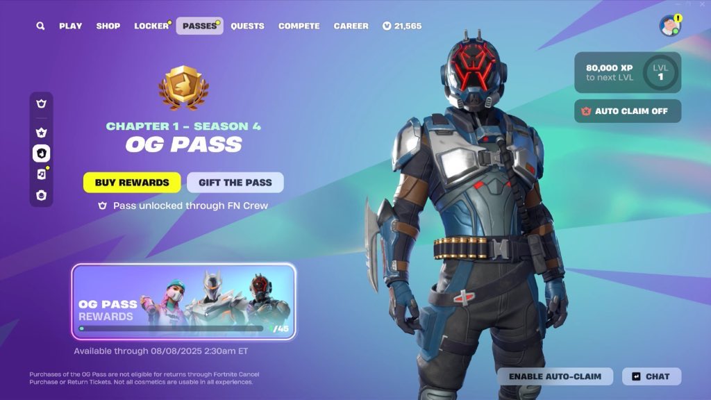 Fortnite Leaks ๐ (@fortnitefnlk) on Twitter photo Fortnite OG Chapter 1 Season 4 Battle Pass Giveaway ๐
To Enter:
โค๏ธโป๏ธ LIKE & RETWEET
๐ฒ FOLLOW <a href="/FortniteFNLK/">Fortnite Leaks ๐</a> <a href="/braniyt/">brani</a>
๐ SUBSCRIBE youtube.com/brani
๐๏ธJOIN DISCORD discord.gg/HtPVfVD
โ
COMMENT โDONEโ
Make sure you do all steps, or your entry will not count โ ๏ธ Fortnite OG Chapter 1 Season 4 Battle Pass Giveaway ๐
To Enter:
โค๏ธโป๏ธ LIKE & RETWEET
๐ฒ FOLLOW <a href="/FortniteFNLK/">Fortnite Leaks ๐</a> <a href="/braniyt/">brani</a>
๐ SUBSCRIBE youtube.com/brani
๐๏ธJOIN DISCORD discord.gg/HtPVfVD
โ
COMMENT โDONEโ
Make sure you do all steps, or your entry will not count โ ๏ธ
