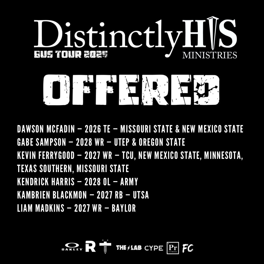 Day 1 in the books! 

🚨 OFFER ALERT 🚨 

#DistinctlyHisBusTour
