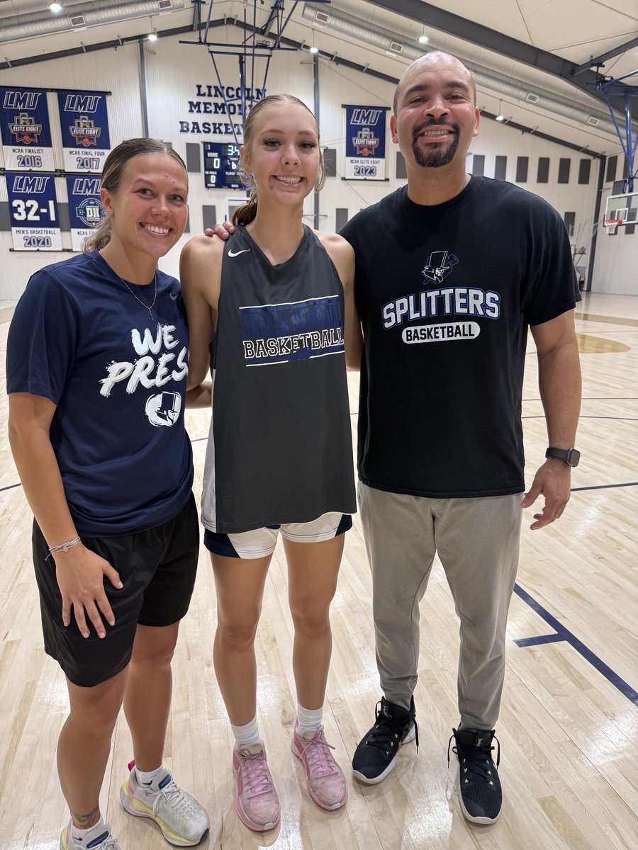 Peyton Wood (@peytonaubree865) on Twitter photo Great Elite Camp <a href="/LMUWBasketball/">Lincoln Memorial WBB</a>. Thank you <a href="/coachdcarter5/">Devan Carter</a> , <a href="/IrelynnDavisson/">Irelynn Davisson</a> ,<a href="/syd_wilson_/">Sydney Wilson</a> and <a href="/_Keyannadspivey/">Keyanna Spivey</a> for putting on a high energy camp. <a href="/TrottersArmes/">TN Flight Trotters 2027 (Armes)</a> <a href="/jcladypatriots/">Lady Patriots Basketball</a> <a href="/PGHTennessee/">Prep Girls Hoops Tennessee</a> <a href="/MeadeHoops/">Amanda Meade</a> <a href="/3x3hoopjams/">Freddie Mac</a> <a href="/Get2CollegAth/">Get 2 College Athletics</a> <a href="/InsiderExposure/">InsiderExposure</a> <a href="/MMBR_CoachGBell/">Major Movez Basketball Review #MMBR</a> Great Elite Camp <a href="/LMUWBasketball/">Lincoln Memorial WBB</a>. Thank you <a href="/coachdcarter5/">Devan Carter</a> , <a href="/IrelynnDavisson/">Irelynn Davisson</a> ,<a href="/syd_wilson_/">Sydney Wilson</a> and <a href="/_Keyannadspivey/">Keyanna Spivey</a> for putting on a high energy camp. <a href="/TrottersArmes/">TN Flight Trotters 2027 (Armes)</a> <a href="/jcladypatriots/">Lady Patriots Basketball</a> <a href="/PGHTennessee/">Prep Girls Hoops Tennessee</a> <a href="/MeadeHoops/">Amanda Meade</a> <a href="/3x3hoopjams/">Freddie Mac</a> <a href="/Get2CollegAth/">Get 2 College Athletics</a> <a href="/InsiderExposure/">InsiderExposure</a> <a href="/MMBR_CoachGBell/">Major Movez Basketball Review #MMBR</a>