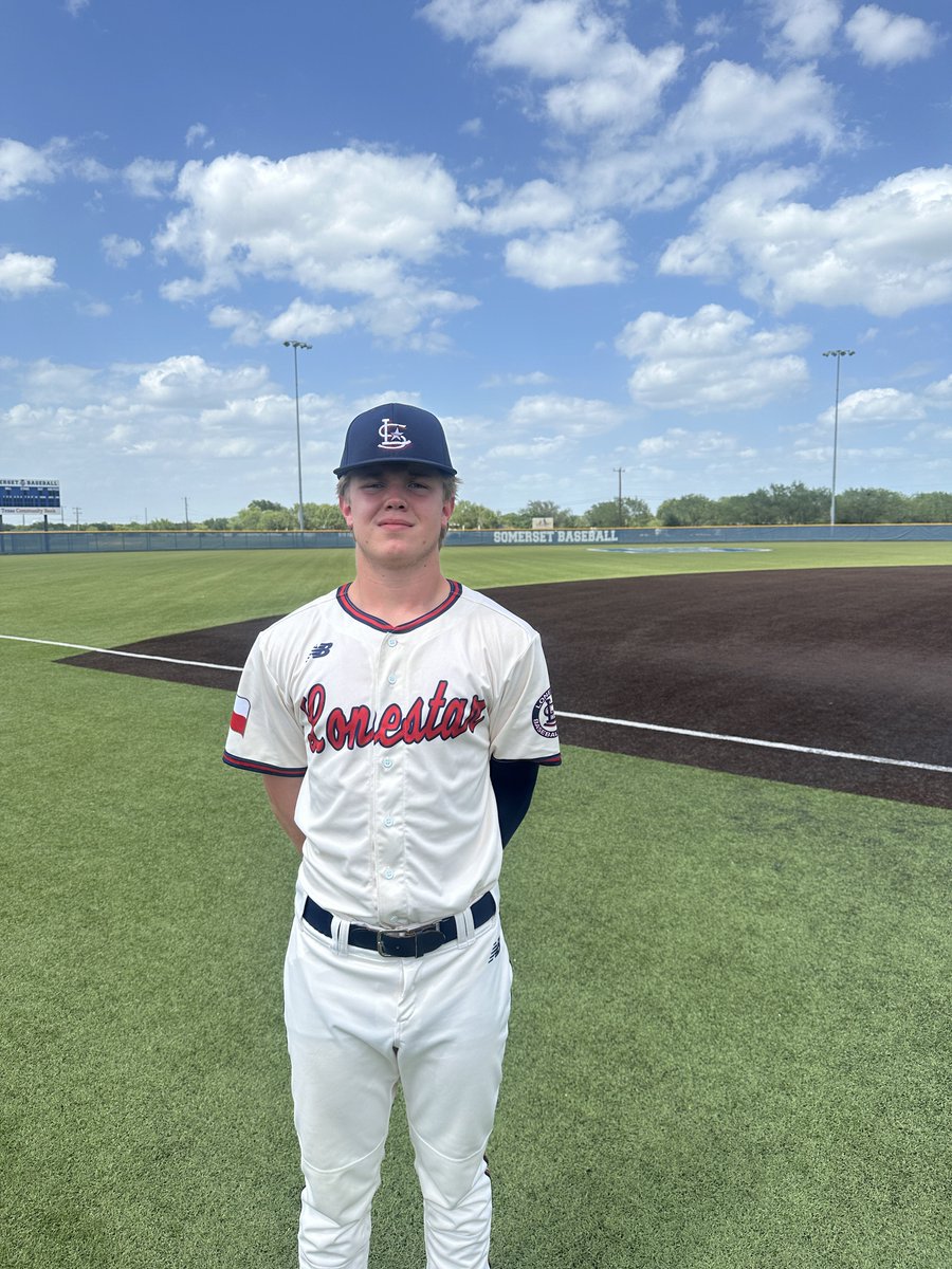 Five Tool South Texas (@fivetoolstx) on Twitter photo F: <a href="/LonestarBSBclub/">LonestarBaseballClub</a> - Verastegui 5, Canes Southwest 16U Canty 4
PoG: Jaxon Tande 2-3, 3 RBI
Pitcher: Dylan Strait 4 IP, 7K, 2H, 2 ER F: <a href="/LonestarBSBclub/">LonestarBaseballClub</a> - Verastegui 5, Canes Southwest 16U Canty 4
PoG: Jaxon Tande 2-3, 3 RBI
Pitcher: Dylan Strait 4 IP, 7K, 2H, 2 ER