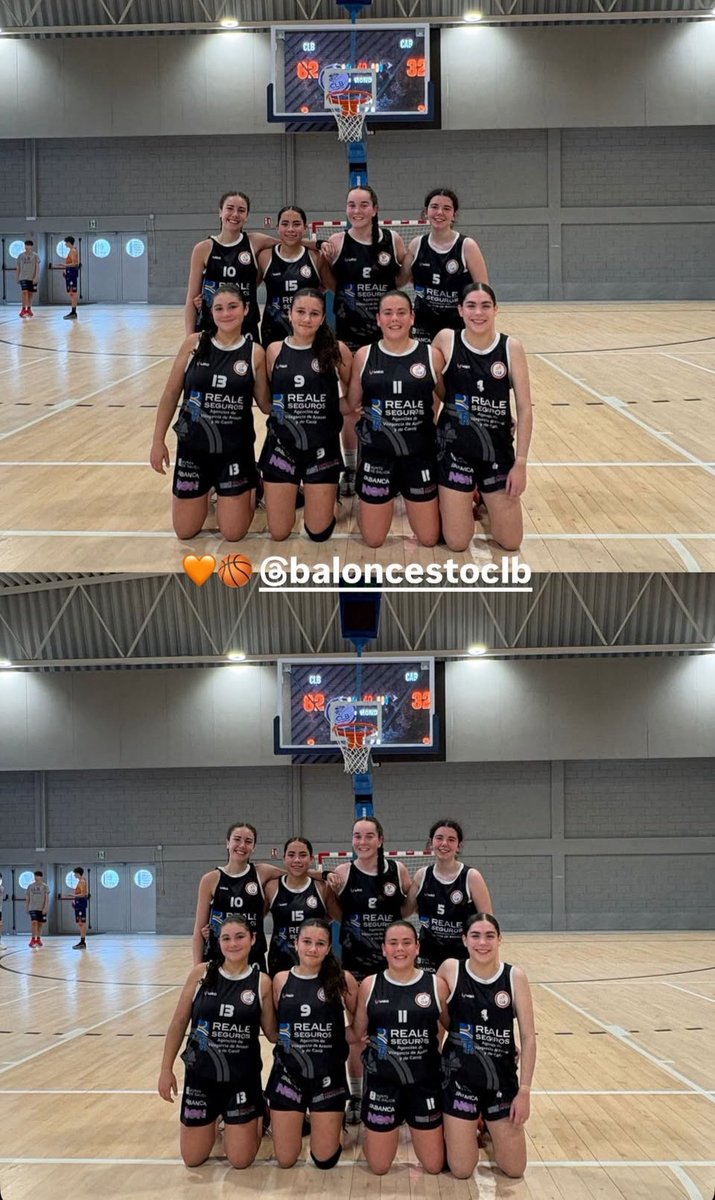 🏀🔵🟠 Las Cadetes Seguros Reale Carril se despiden de esta temporada 24/25 con victoria en el Sara Gómez. @fans destacados Reale Seguros Sandro