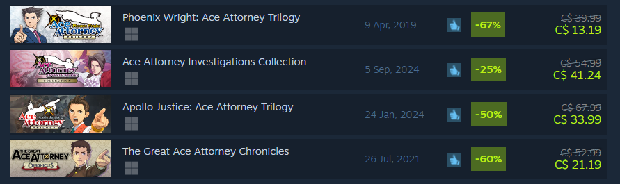 babjustbabs's tweet photo. why the hell is 2 edgeworth games more than the second trilogy.... https://t.co/mLPLrvJNIO