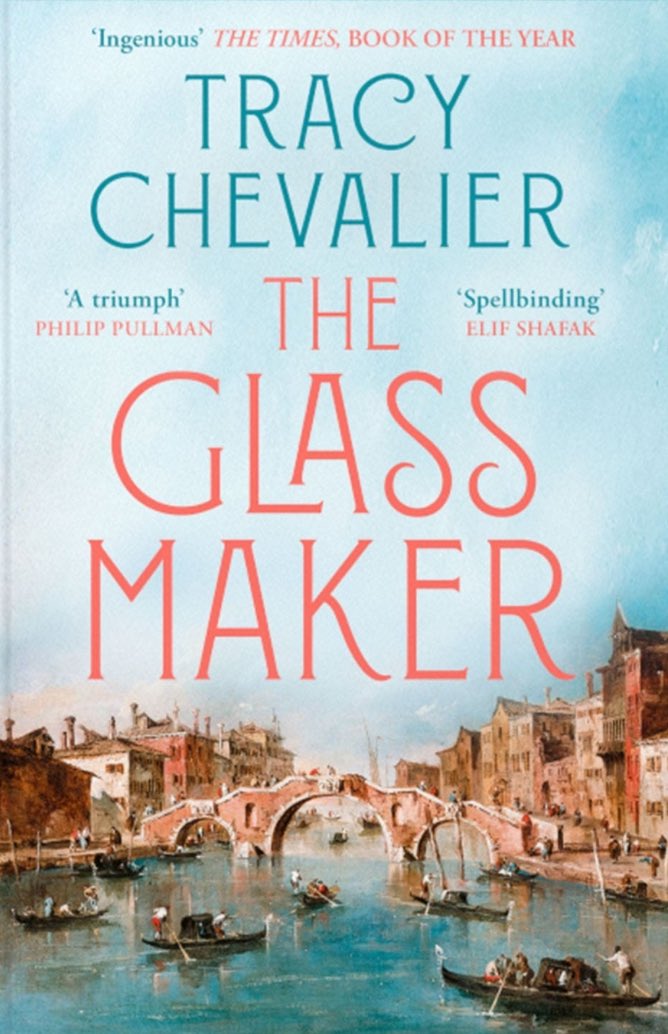 My book for my bookclub is ‘The Glass Maker’ by Tracy Chevalier and it’s only 99p on the ebook store 

amzn.to/3HLFQZ1
