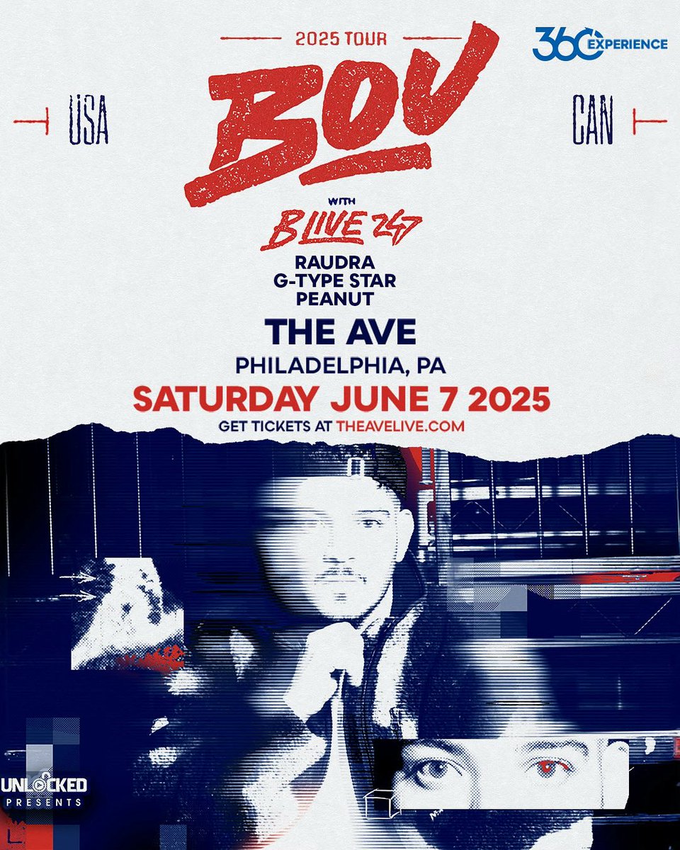 TONIGHT 🚨 Dance with us all night for a BOU 360 Experience with support from BLIVE247, RAUDRA, G-TYPE STAR and PEANUT! Get your tickets now, we’ll see you later 😉 

Tickets at TheAveLive.com