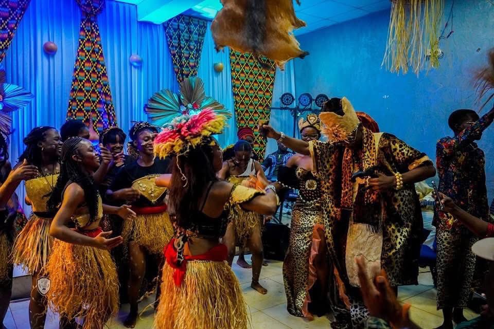 CULTURAL DAY at the ICT University. Celebrating our amazing African cultures. God bless Cameroon 🇨🇲 and God bless Africa. ￼
