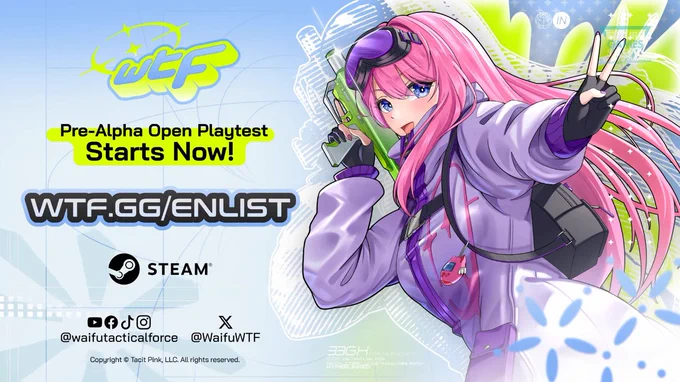KAWAII女の子たちが大暴れ!美少女チームシューター『WTF: Waifu Tactical Force』2026年配信予定【Future Games Show 2025】