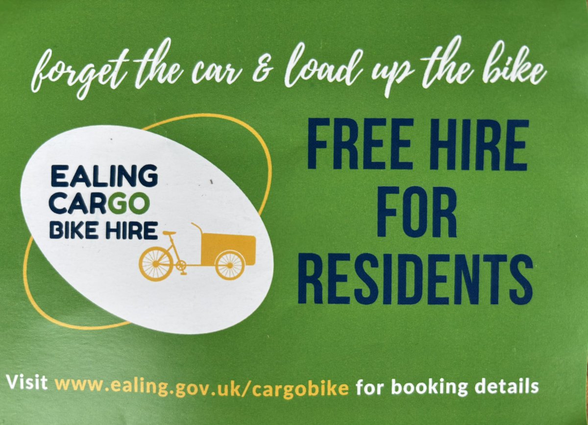 Cllr Paul Driscoll (@p_driscollw5w13) on Twitter photo Thanks to Green Days Bedford Park Festival for hosting a fab event today with a 🚴🏻♀️🚴🏾cycle zone. Great to be out promoting <a href="/EalingCouncil/">Ealing Council</a> ambitious cycle network plans and free cargo bike hire
👇🔗👇 ealing.gov.uk/cargobike Thanks to Green Days Bedford Park Festival for hosting a fab event today with a 🚴🏻♀️🚴🏾cycle zone. Great to be out promoting <a href="/EalingCouncil/">Ealing Council</a> ambitious cycle network plans and free cargo bike hire
👇🔗👇 ealing.gov.uk/cargobike