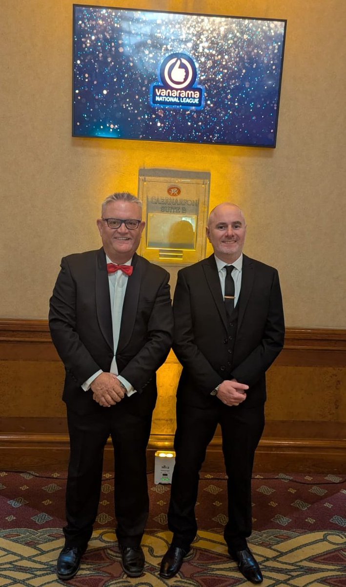 Making History --National League AGM &amp; Gala Dinner No1.
Chairman &amp; General Manager representing Horsham FC💛💚