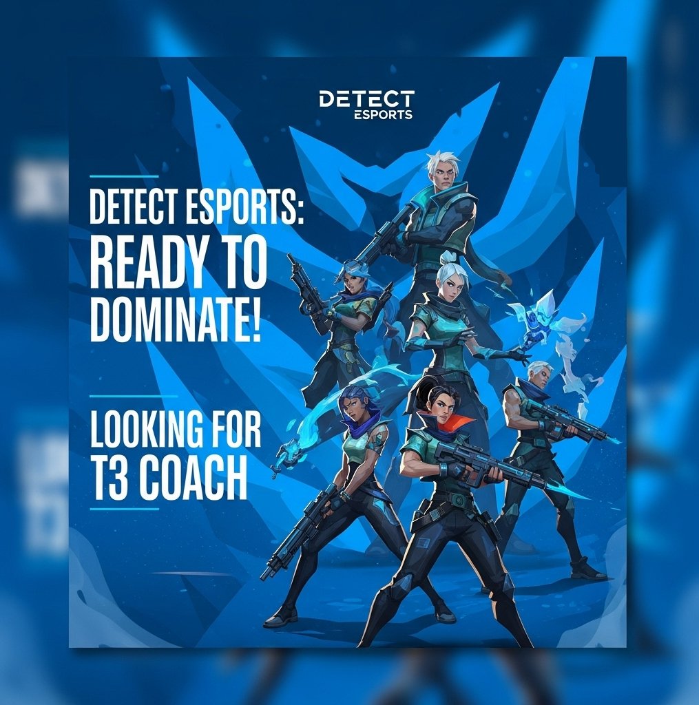 // detect/valorant/roster.sys

[DETECT: VALORANT SECTOR...]
progress: ▓▓▓▓░░░░░ 40%

&gt; Players: 5 Main, 3 Subs (All from 🇩🇪)
&gt; Coach: 1x WANTED
&gt; Region: EU
&gt; Focus: Synergy, Control, Growth
&gt; Schedule: 🔜

If this signal appeals to you as a coach of a T3 team -
comment.
