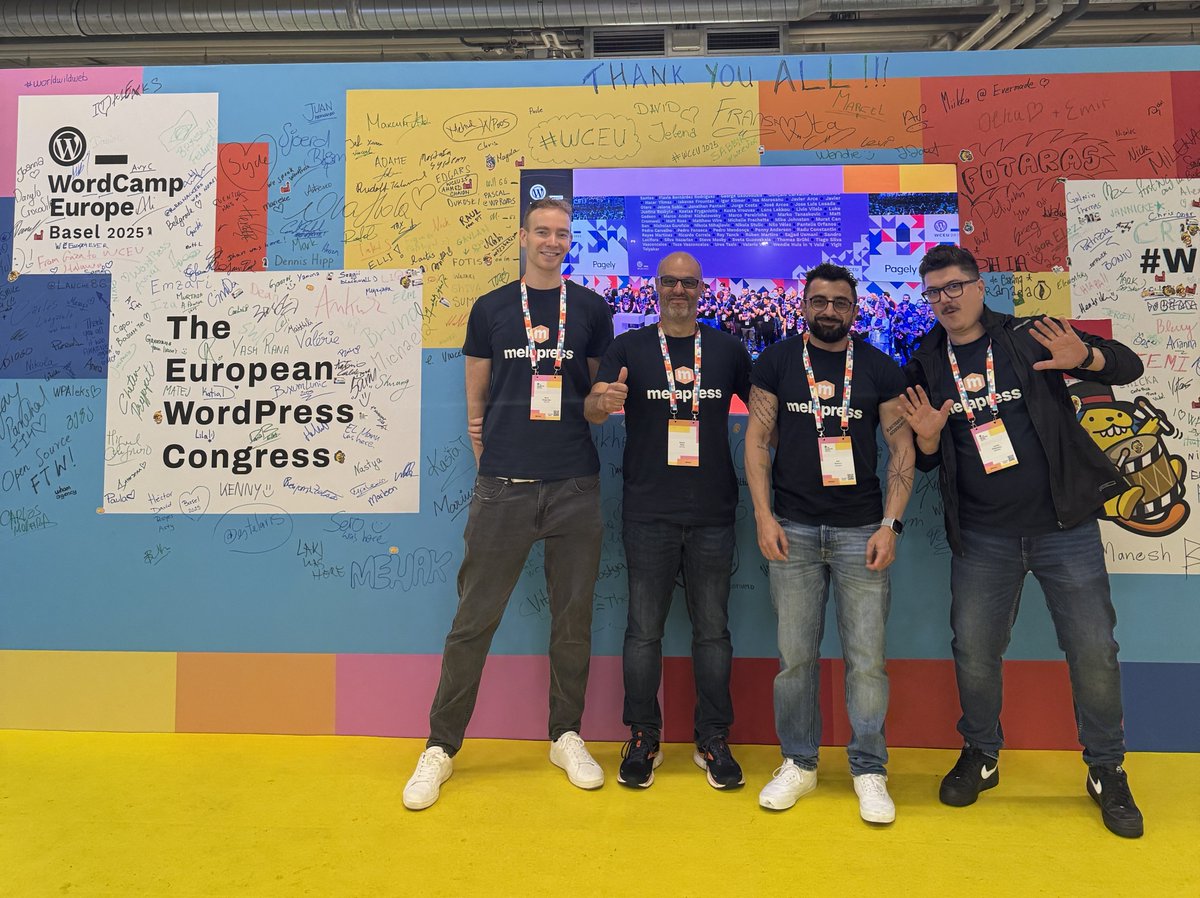 And that's wrap! #WCEU25