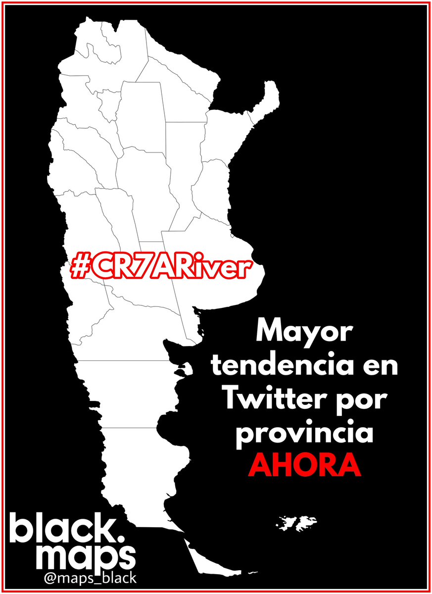 <a href="/frabigol/">Fran</a> <a href="/Cristiano/">Cristiano Ronaldo</a> <a href="/EduAguirre7/">Edu Aguirre</a> Mayor tendencia en Twitter por provincia  de Argentina 🇦🇷 en este momento

#CR7ARiver