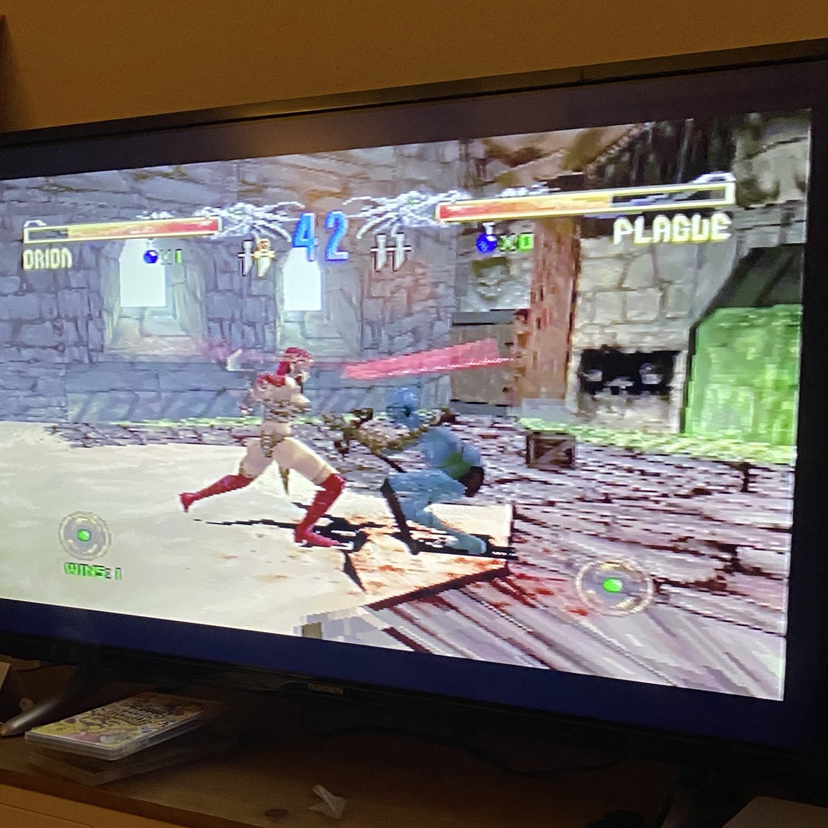 pampelmu's tweet image. Playing some ps1 games with my bestie tonight ♥️
Starting off with some cardinal syn! I think I played this even before playing the first Tekken 🥲
Who knows it??