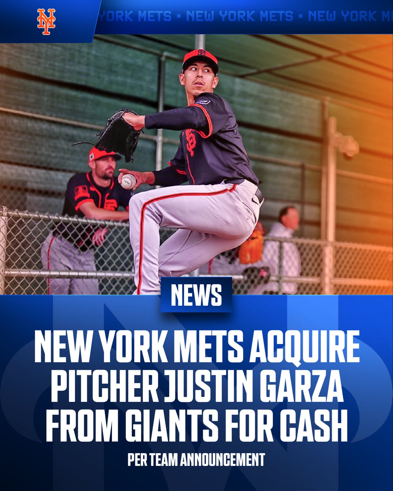 WardyNYM on X: "🚨#Mets TRADE News🚨 Mets Acquire RHP Justin Garza from the San Francisco Giants Garza, 31, has a 10.2K/9 3.06 BB/9 in 17.2 AAA innings this year (6.11ERA) Garza is