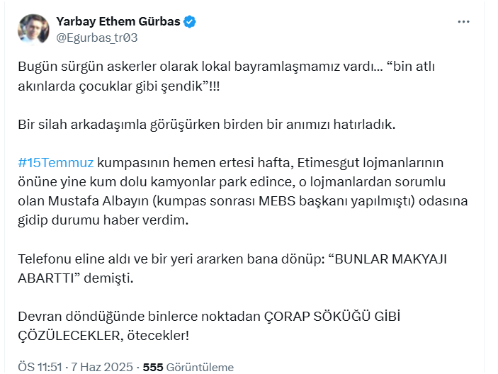 "BUNLAR MAKYAJI ABARTTI" #15Temmuz