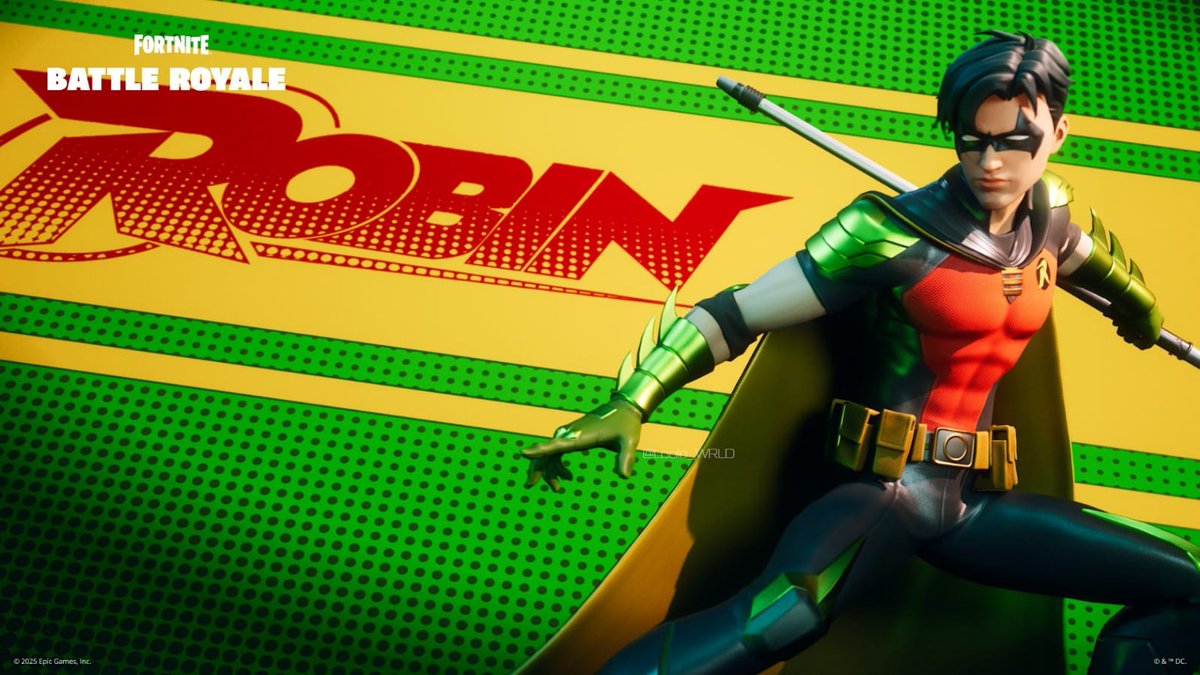 🚨Nova imagem do Robin Tim Drake no FORTNITE