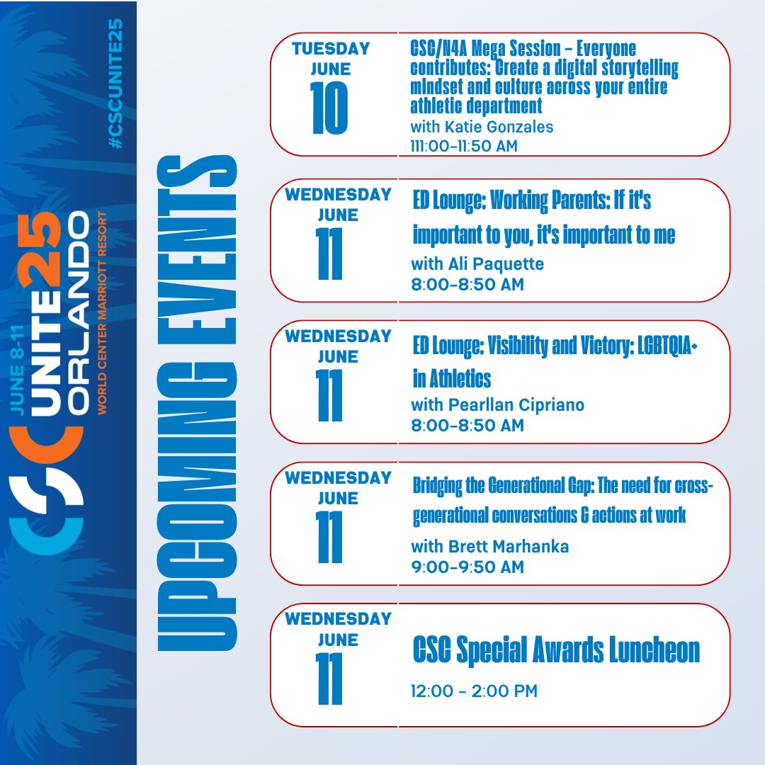 d3sida's tweet image. Twas the night before #cscunite25 

Check out what the D3SIDA Board will be doing during the convention! We hope to see you all on Monday’s Divisional Day 🤩