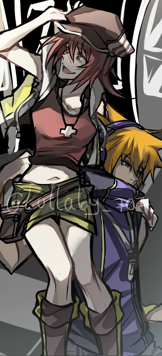 Lullaby_707's tweet photo. Shiki &amp; Neku ‼️
.
.
.
#TWEWY #squareenix https://t.co/AybKglqDBA
