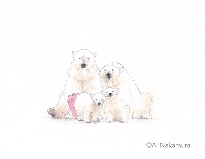 「そっくりでしょ、うちの子たち」 #カイ #ポーラ #ふたごちゃん #イラスト