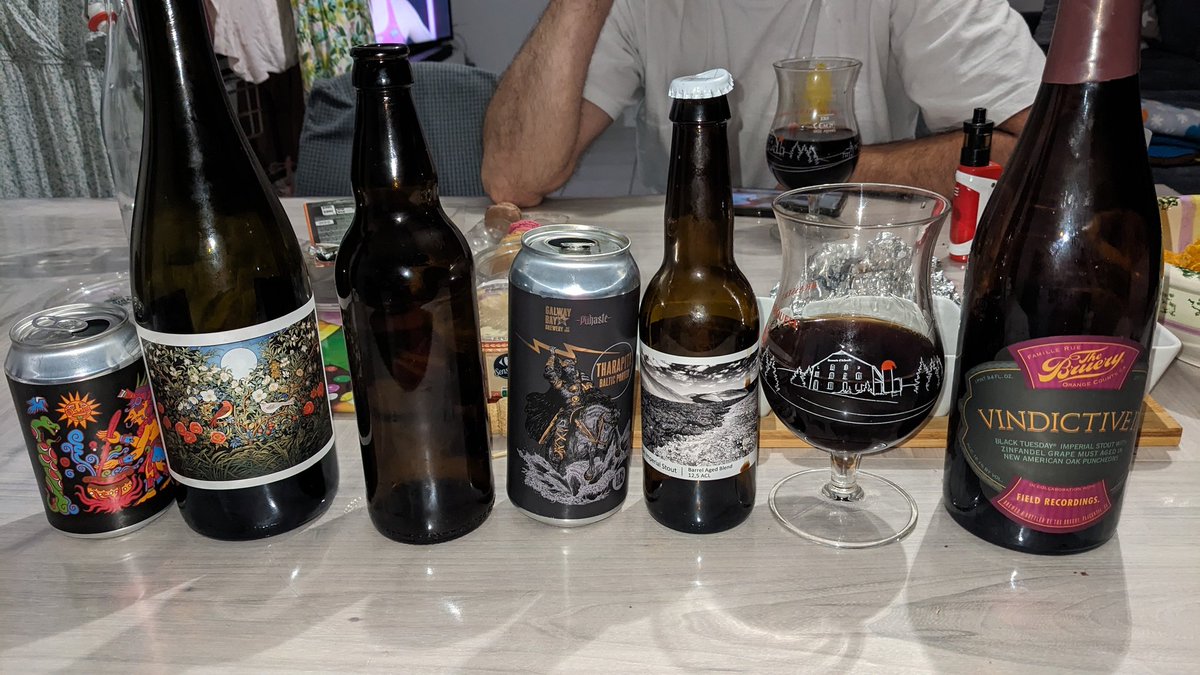 Grosse soirée dégustation pour terminer sur une bombe <a href="/TheBruery/">The Bruery®</a> 👌🏻
#craftbeer