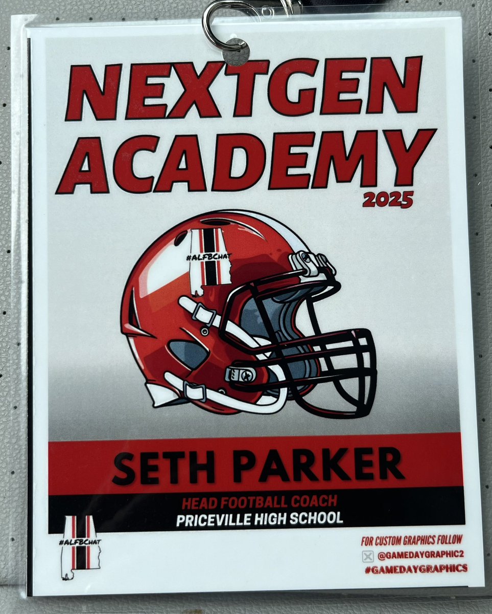 Awesome experience today at the  #ALFBChat NextGen Academy. Really appreciate <a href="/CoachLundberg/">David Lundberg</a> <a href="/Coach_JD_Atkins/">J.D. Atkins</a> for putting on a first class event!