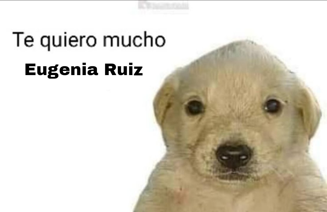 Yo cada vez que le veo a Eugenia felíz, bailando, riendo, siendo ella misma:
