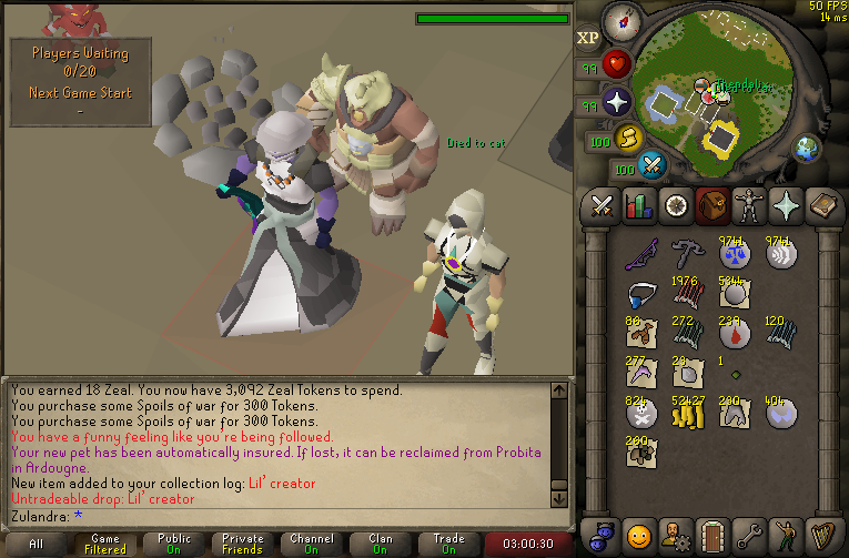Anglerfish_OSRS's tweet photo. #29 - 370 crates, had to bust the hc out of retirement for this one https://t.co/VYw0xSrQbS