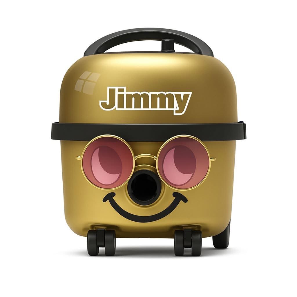 Meet Jimmy, Henry's uncle, 

he has no trouble sucking things up providing its not that old, he struggles picking things up that may be a little older, or have been left for a while. Quite a snazzy looking fella is Jim 👌