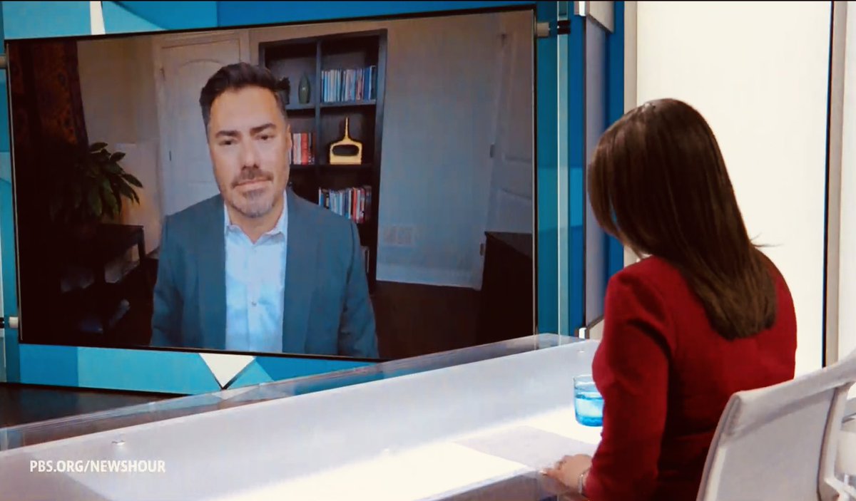 Mustanski's tweet image. On @pbsnewshour now discussing federal cuts to critical #LGBTQhealth research grants that use scientific methods to help improve the health of not just the 10% of Americans in this group but findings benefit all. youtu.be/S57q8-MPQrw
