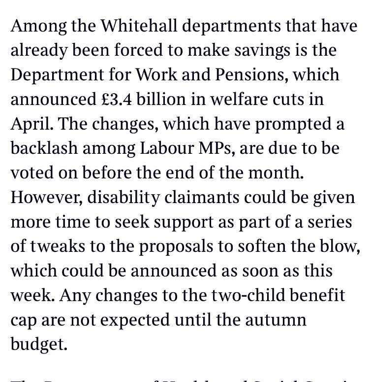 I can’t imagine how out of touch an MP would have to be to think giving disabled claimants more time to seek support will ‘soften the blow’ of cuts. 

PIP and LCWRA ARE the support, don’t you understand?

The evidence shows folk will overwhelmingly not suddenly have a wage!