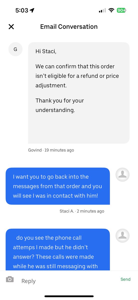 CapsDiva's tweet photo. @OG_Nkosinathi @Uber_RSA @UberEats I agree 100%.  My order was never delivered and @Uber_Support refuses to refund me! #ubersupport #ubereats https://t.co/sKOLuy2CJK