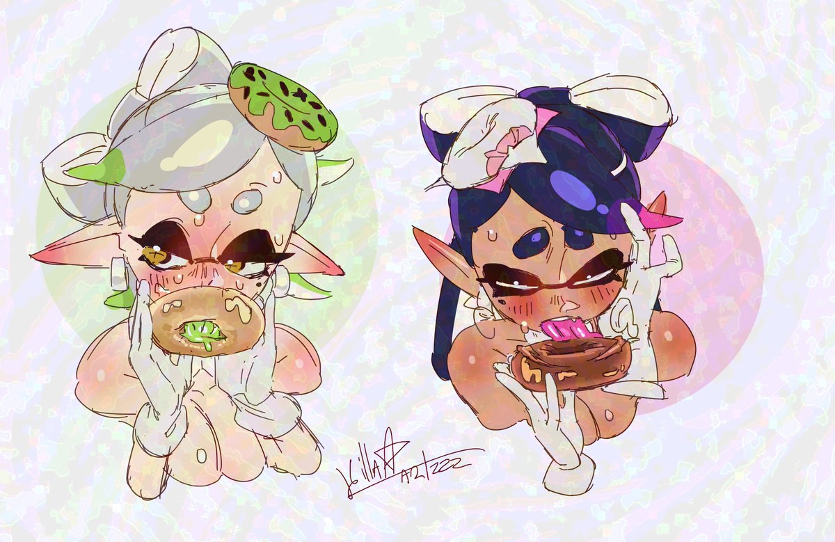 Killartxxx's tweet photo. Idols licking donuts 🍩 https://t.co/8ZpJqaiX7r