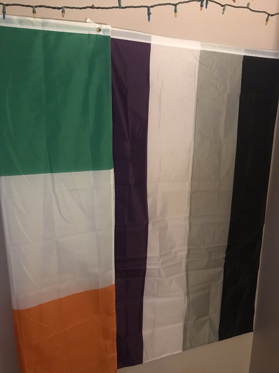 Yeah got another one and had to fold my ireland flag