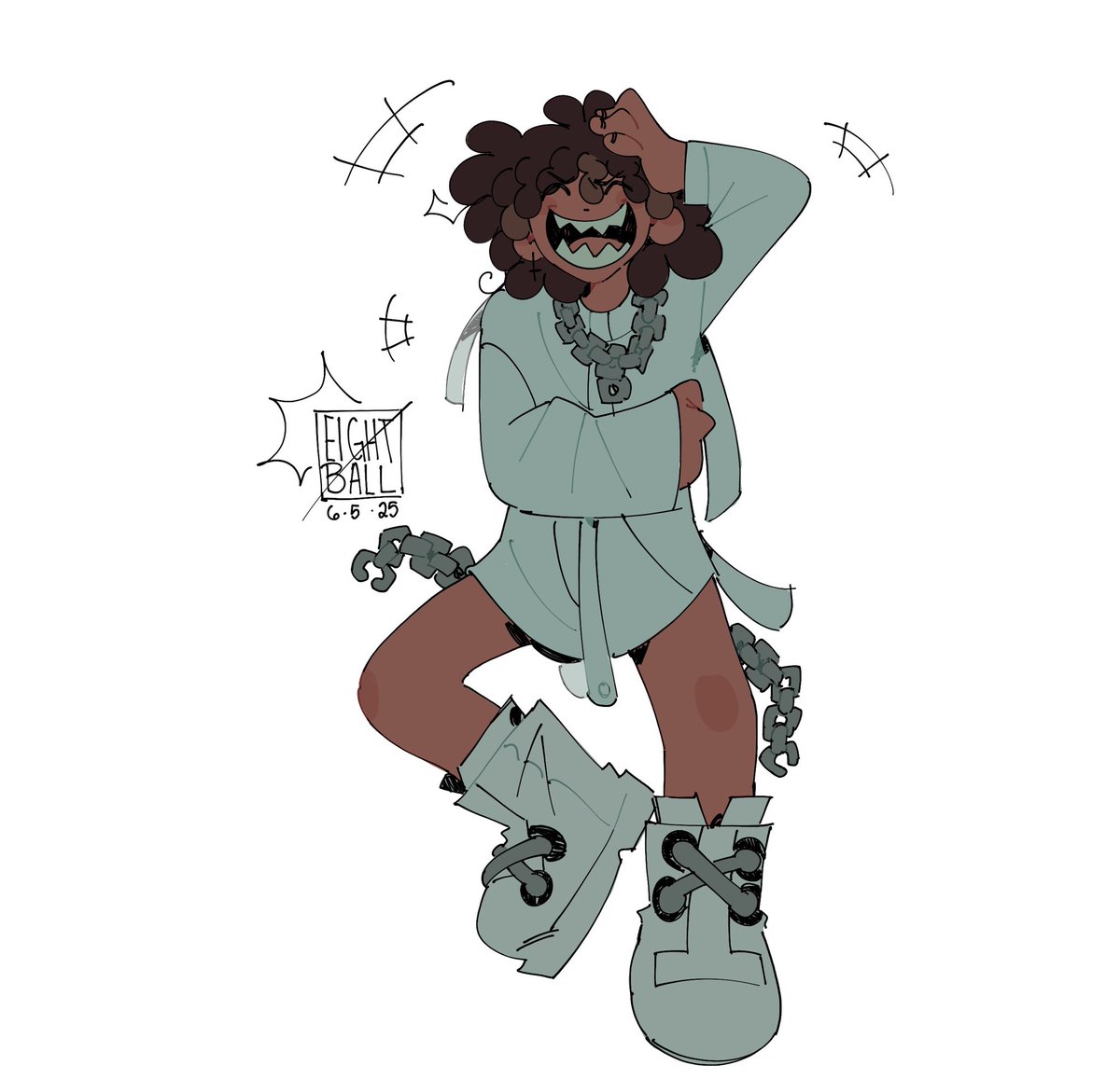 EightSimps's tweet image. Sorry for the gapped post. I’ve had a rough few months and I’m just trying to recover a bit. BUT ANYWAYS LOOK AT MY CUTE LITTLE FREAK!!!