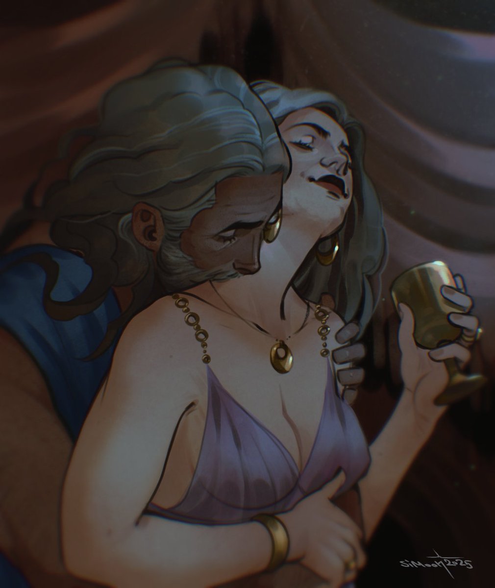 simoondraws's tweet image. I want to see old age with you
---
#Odysseus #Penelope