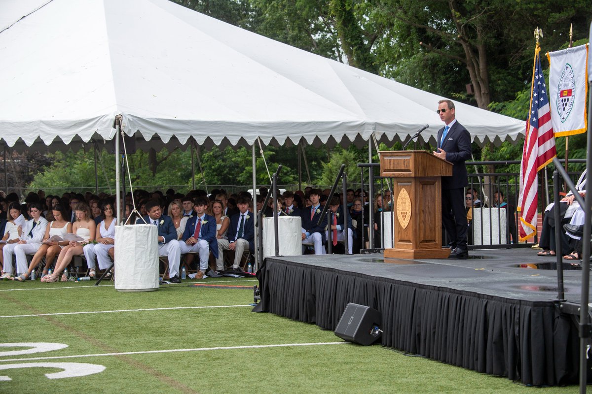 St. Stephen’s and St. Agnes School (@sssassaints) on Twitter photo Congratulations to the #Classof2025 on their Commencement today! 💚❤️
A brief rain delay didn’t dampen the joy of the day! Inspiring remarks from our speaker Vice Admiral (Ret.) John Mustin ’85 and Valedictorian Dimitri Criswell '25 made it a celebration to remember. Congratulations to the #Classof2025 on their Commencement today! 💚❤️
A brief rain delay didn’t dampen the joy of the day! Inspiring remarks from our speaker Vice Admiral (Ret.) John Mustin ’85 and Valedictorian Dimitri Criswell '25 made it a celebration to remember.
