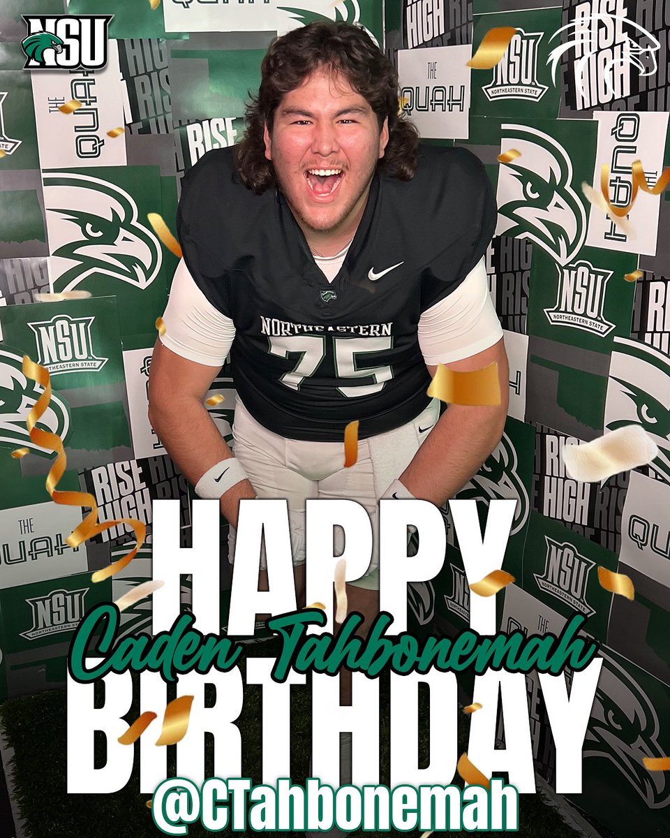 Northeastern State Football (@nsu_football) on Twitter photo Happy Birthday T-Bone π₯π¦
π₯π¦
π₯π¦
π₯
#HawksRise | #Come2TheQuah Happy Birthday T-Bone π₯π¦
π₯π¦
π₯π¦
π₯
#HawksRise | #Come2TheQuah