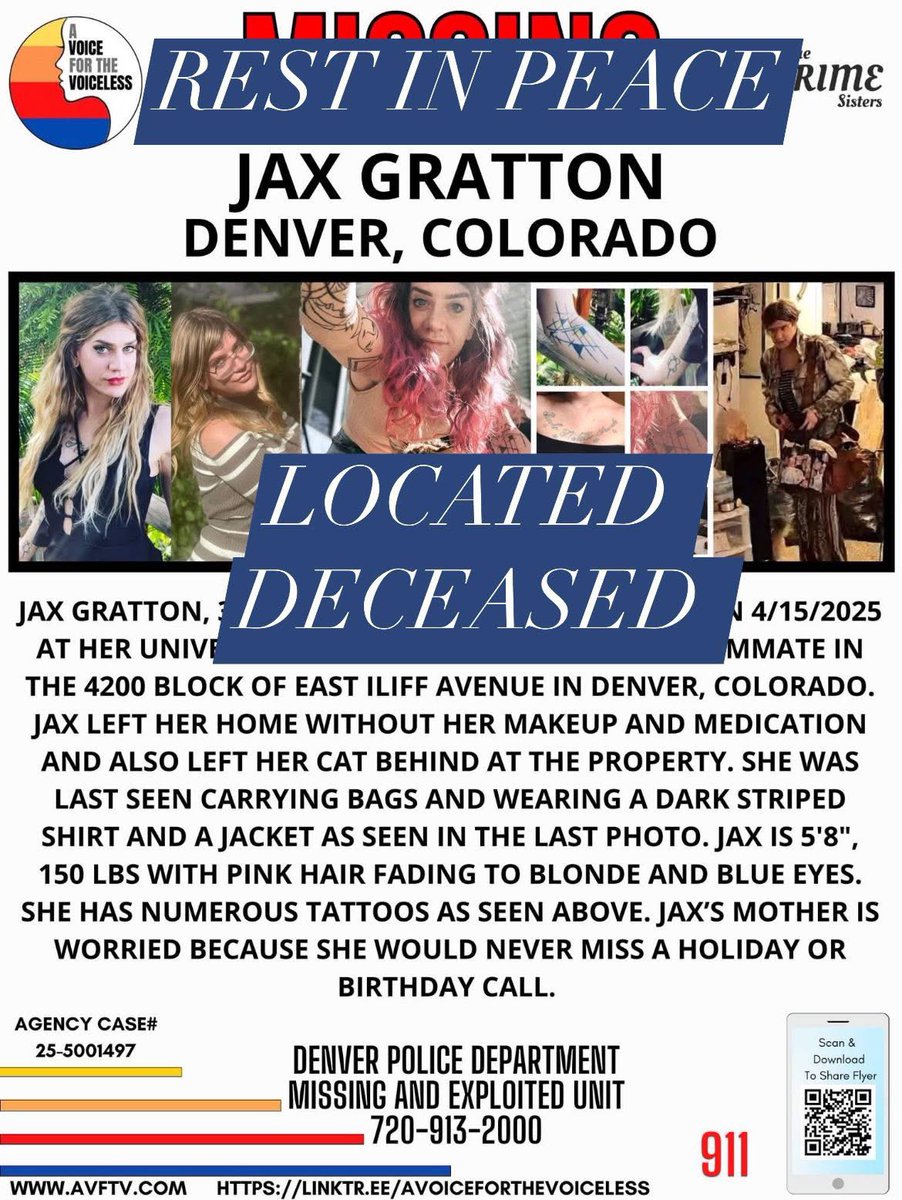 Update: Jax Gratton Has Been Found Deceased

It is with heavy hearts that we share the heartbreaking news that Jax Gratton has been located deceased. Our thoughts and deepest sympathies are with Jax’s family, friends, and everyone who has been holding onto hope during this