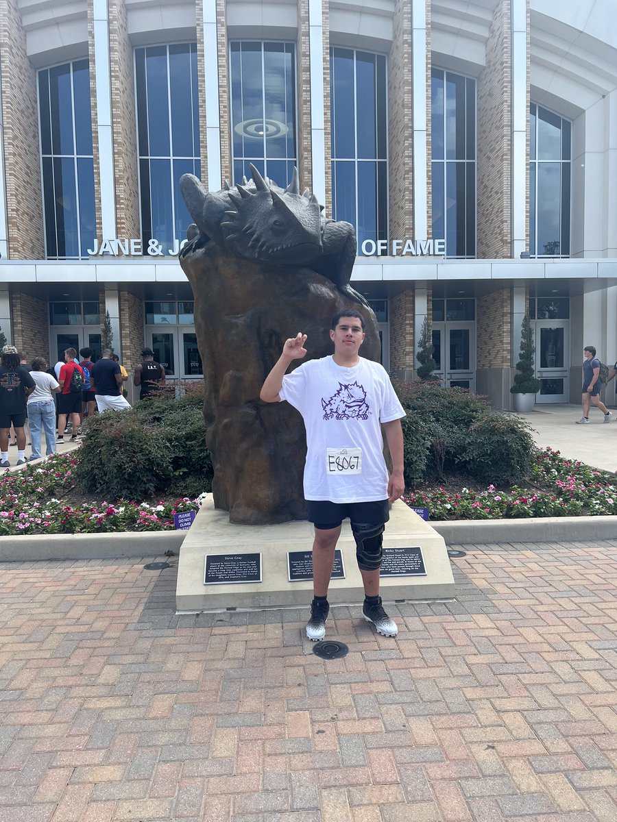 Thank you to the University of TCU for the opportunity to show case at Camp 

And thank you to <a href="/UTEPFB/">UTEP Football</a> 
And thank you to <a href="/MeanGreenFB/">UNT Football</a> 
For showing interest. 
<a href="/TCUFootball/">TCU Football</a> 

<a href="/CoachHaywood/">Adrian haywood</a> <a href="/Marc_henderson_/">Coach Marc Henderson</a> <a href="/KeylonKincade/">Keylon Kincade</a> <a href="/WoodrowFootball/">Woodrow Wilson Football</a>